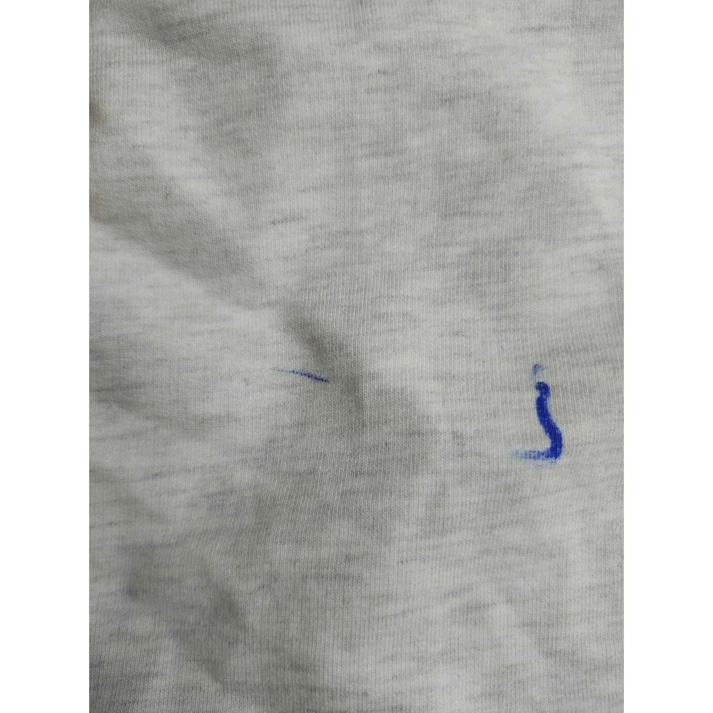 Kappa Omini Logo Sweatshirt Mens XL Grey Heather Raglan Crewneck Pullover